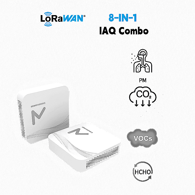 8-IN-1 Integrated Combo Sensor - ES-106 - LoRaWAN IoT sensor for indoor air quality monitoring
