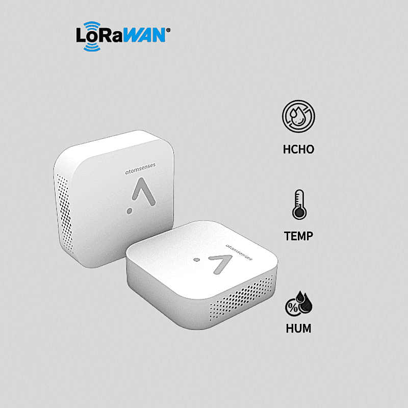 3-IN-1 HCHO Sensor - AS-109 - LoRaWAN IoT sensor for indoor air quality monitoring