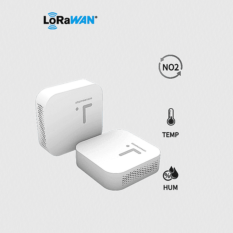 3-IN-1 NO2 Sensor - AS-105 - LoRaWAN IoT sensor for NO2 indoor air quality monitoring