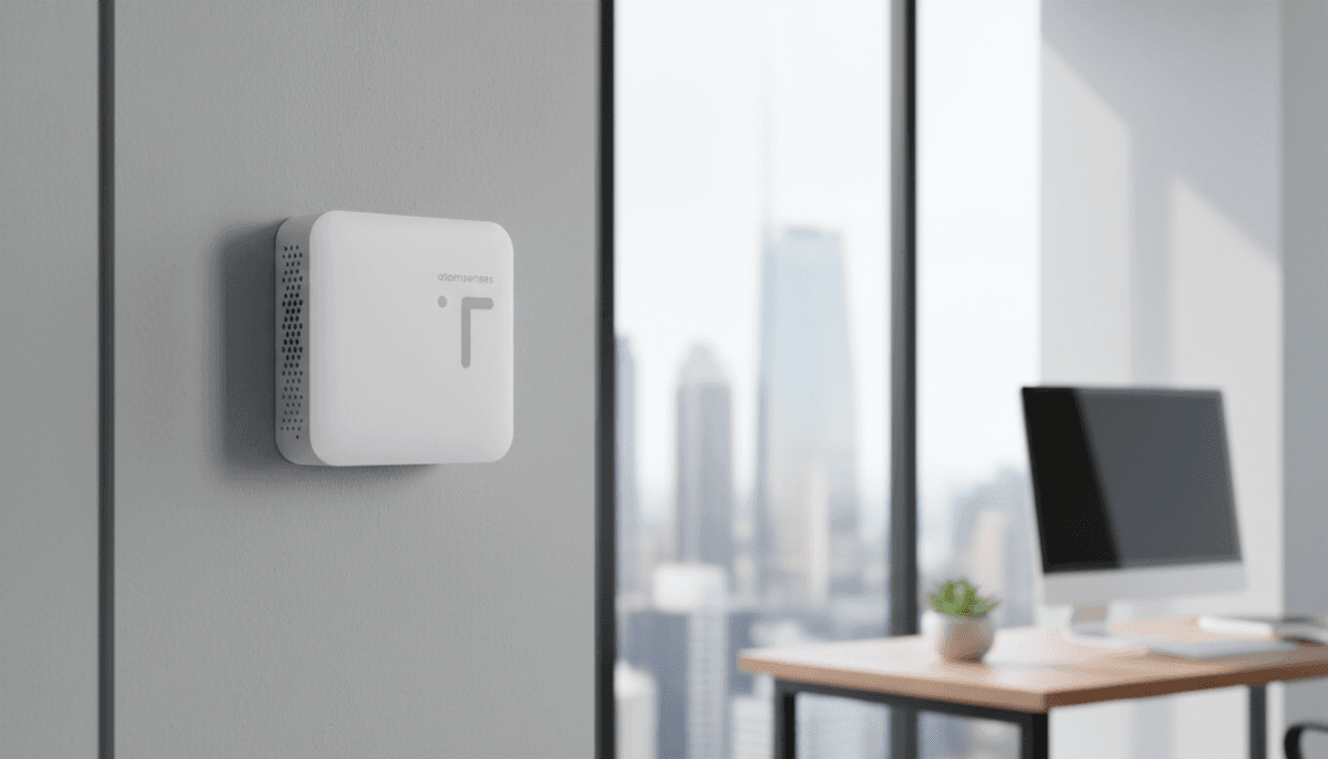 4-IN-1 Smart Workplace IAQ Sensor - AS-203 - LoRaWAN IoT sensor for PM, CO2, CO, TVOC, VOC indoor air quality monitoring